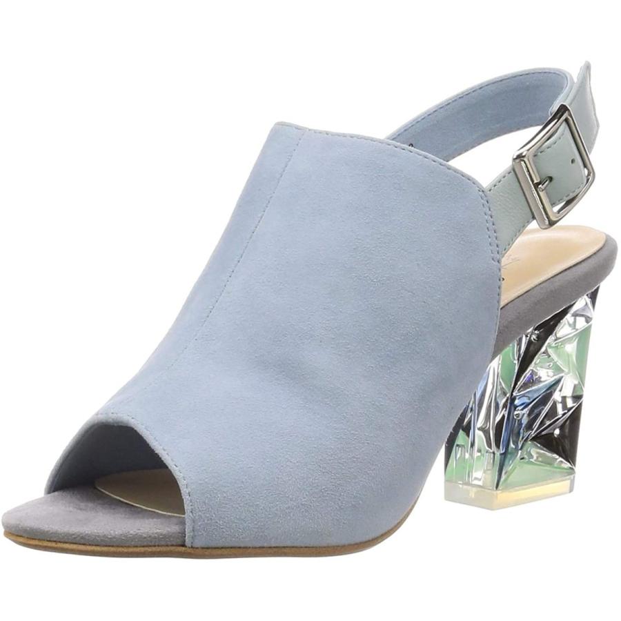 無料長期保証 ヒミコ オン ブルー On Bleue カラフルクリアヒールサンダル 卑弥呼 レディース Lブルー 23 Cm E Web限定 W Southern Eye Com