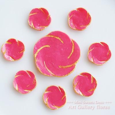 クレイジュエリー型抜き　梅皿　立体型ミニ　シリコンモールド シリコーン型　UVレジン型　粘土型　ミニチュアお皿　樹脂粘土 フローレ　floree | floree | 03