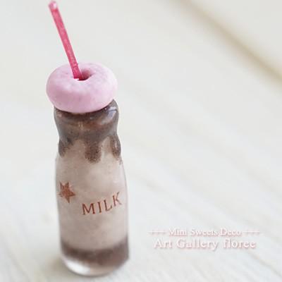 クレイジュエリー型抜き　レトロミルクびん 立体型 シリコンモールド シリコーン型　UVレジン型　ミニチュアボトル フローレ　floree | floree | 02