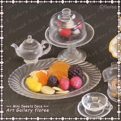 オーバル皿 立体型 シリコンモールド シリコーン型　UVレジン型　粘土型　ミニチュア食器　樹脂粘土 フローレ　floree | floree | 01