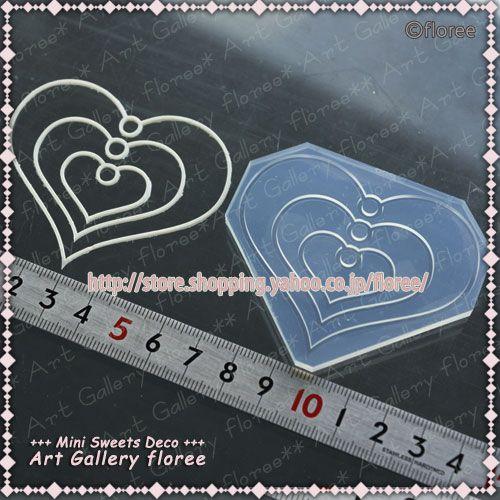 クレイジュエリー型抜き マルチハート （シリコーン型） |  | 01