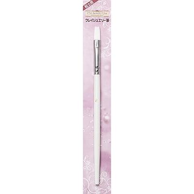クレイジュエリー筆 短軸平筆4 号　13.6cm | 