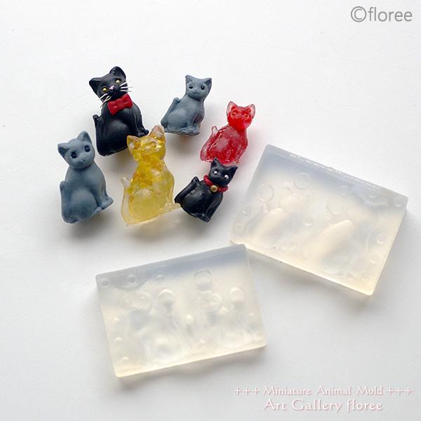 floree Miniature Animal 猫BタイプM・Sサイズ シリコン floree Miniature Animal 猫BタイプM・Sサイズ シリコン