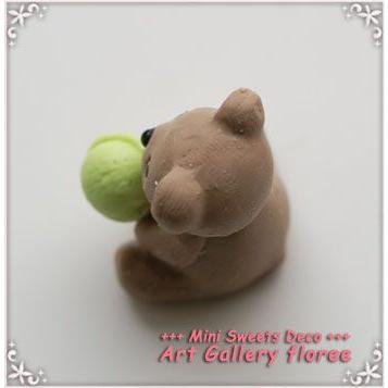 floree Miniature Animal 立体くまちゃん Lサイズ シリコン floree Miniature Animal 立体くまちゃん Lサイズ シリコン