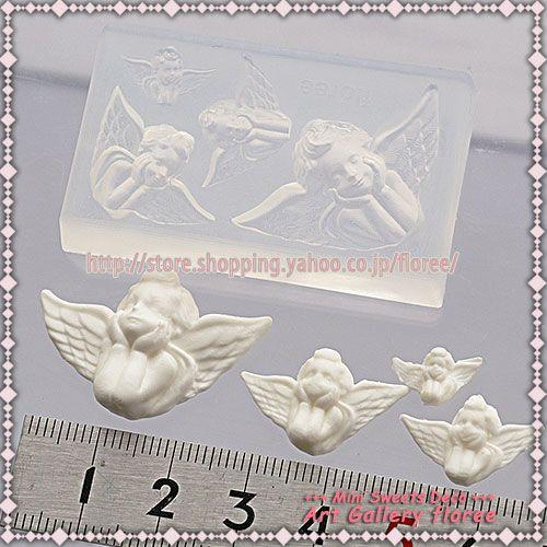 Miniature Parts　天使　シリコンモールド シリコーン型　ミニチュアエンジェル型  推し活 粘土型 樹脂粘土 LEDレジン  アートギャラリーフローレ floree | floree | 01