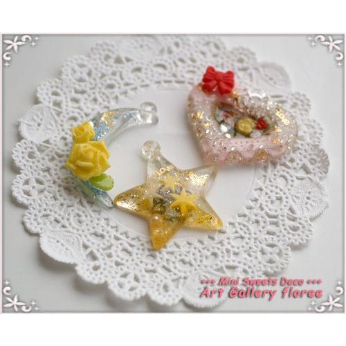 【フレーム型】 デザインフレームＧ（星）シリコンモールド シリコーン型 UVレジン型 粘土型  樹脂粘土 アートギャラリーフローレ floree | floree | 03