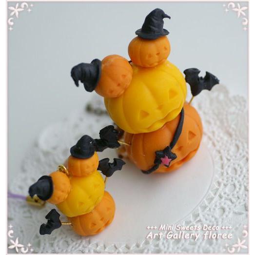 Halloween ハロウィンハット 両面4サイズ シリコンモールド ミニチュアハロウィン  粘土型 UVレジン 樹脂粘土 アートギャラリーフローレ floree | floree | 02