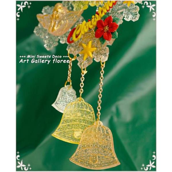 Miniature X'mas ベルプレートＬＬ シリコンモールド ミニチュア用クリスマス型 粘土型 LEDレジン 樹脂粘土 アートギャラリーフローレ floree | floree | 02