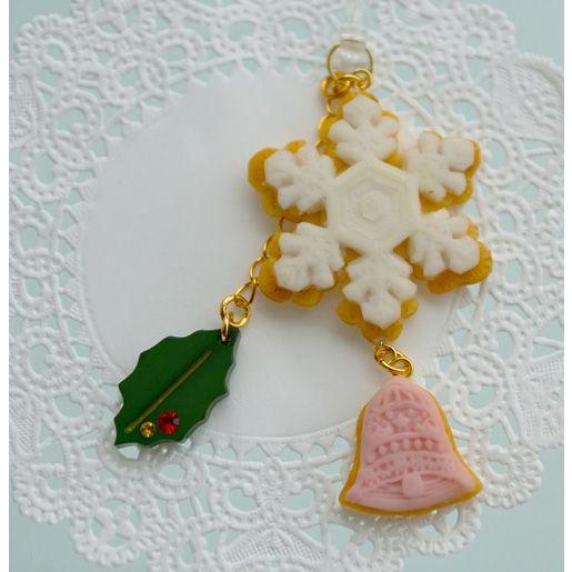 Miniature X'mas ベルプレートＬＬ シリコンモールド ミニチュア用クリスマス型 粘土型 LEDレジン 樹脂粘土 アートギャラリーフローレ floree | floree | 05