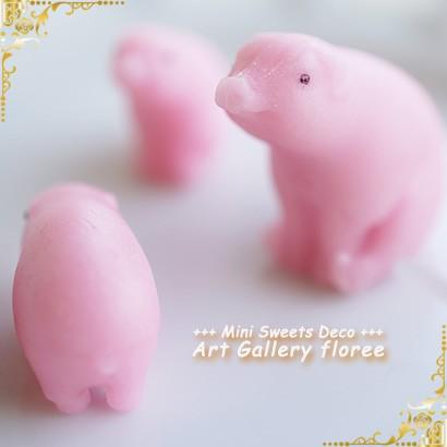 floree Miniature Animal スタンダードブタ立体型 シリコン