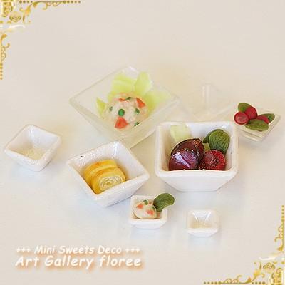 Miniature スクエア小鉢　シリコンモールド ミニチュア食器型 シリコーン型　UVレジン型　粘土型　樹脂粘土 フローレ floree | floree | 02