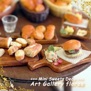 Miniature カッティングボード＆ランチプレート（大） シリコンモールド ミニチュア食器型 シリコーン型　UVレジン型　粘土型　樹脂粘土 フローレ floree |  | 03