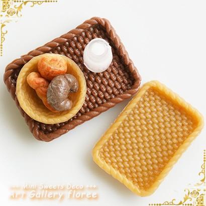 floree Miniature バスケットトレイ2サイズ シリコンモールド 