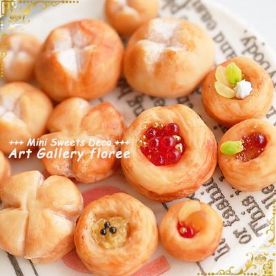 Miniature bread デニッシュパン立体型 シリコンモールド ミニチュア用パン型 シリコーン型　UVレジン型　粘土型　樹脂粘土 フローレ floree | floree | 03