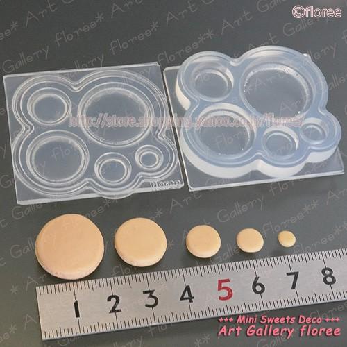 Miniature bread パンケーキ立体型 シリコンモールド ミニチュア用パン型 シリコーン型　UVレジン型　粘土型　樹脂粘土 フローレ | floree | 01