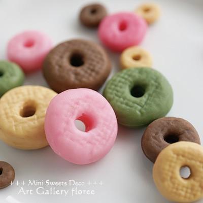 Miniature sweets ドーナツリングJ立体型 シリコンモールド ミニチュア用ドーナツ型 シリコーン型　UVレジン型　粘土型　樹脂粘土 フローレ floree | floree | 02