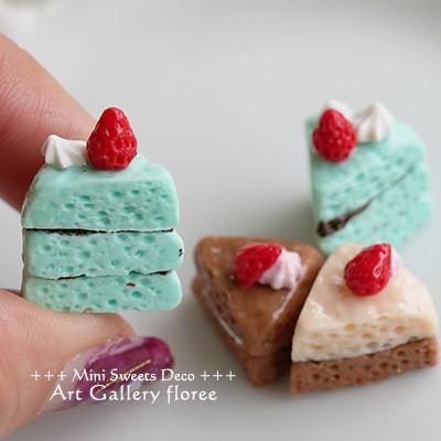 Miniature sweets スライススポンジ ショートケーキ　シリコンモールド　ミニチュア用ケーキ型 シリコーン型　UVレジン型　粘土型　フローレ | floree | 04