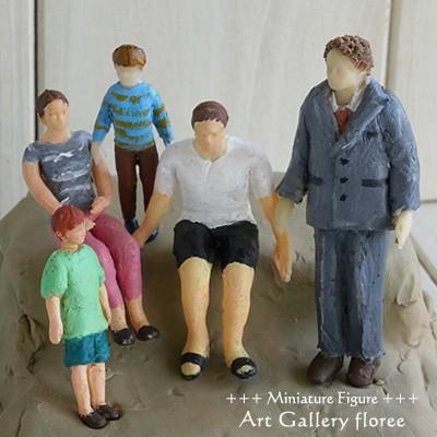 Miniature Figure　人物型　男（大）63ミリ（1/28サイズ量産用） シリコンモールド　ミニチュアドール  粘土型  樹脂粘土 アートギャラリーフローレ floree | floree | 02