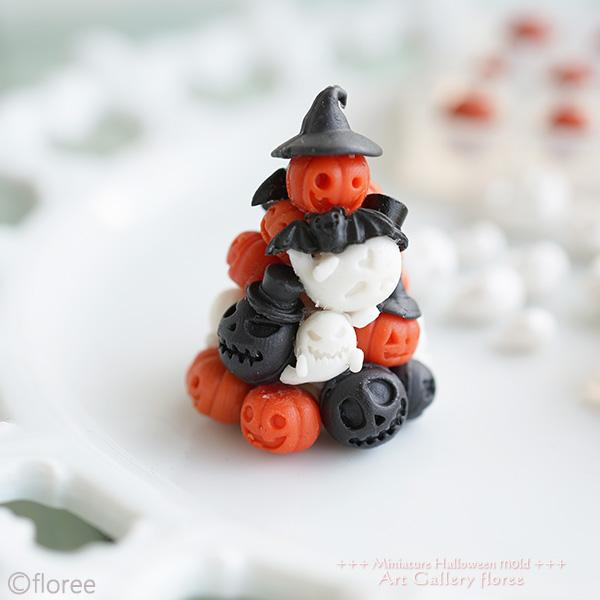 ドクロ(ハット)★ワッフル★ハロウィン ドクロ(♡)☆ワッフル☆ハロウィン