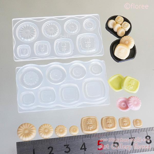 floree（フローレ） Miniature sweets もなか（丸・角）和菓子シリーズ