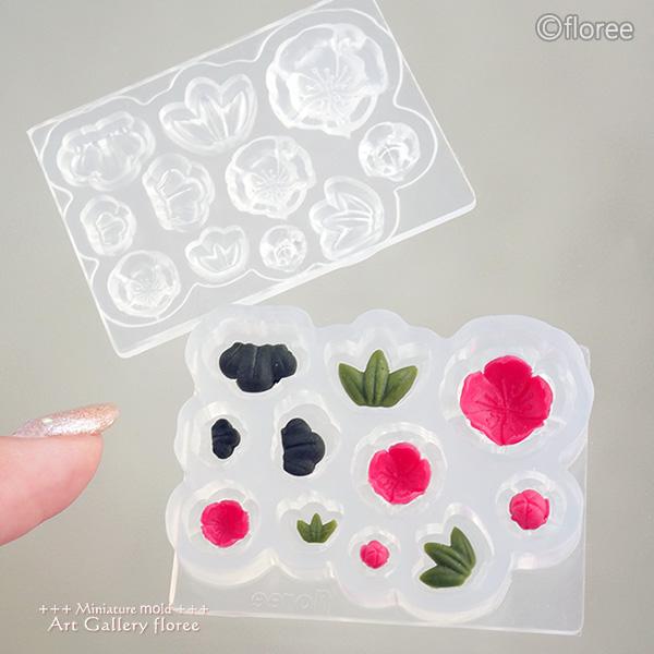 floree（フローレ） Miniature Parts 松竹梅両面型セットお正月 