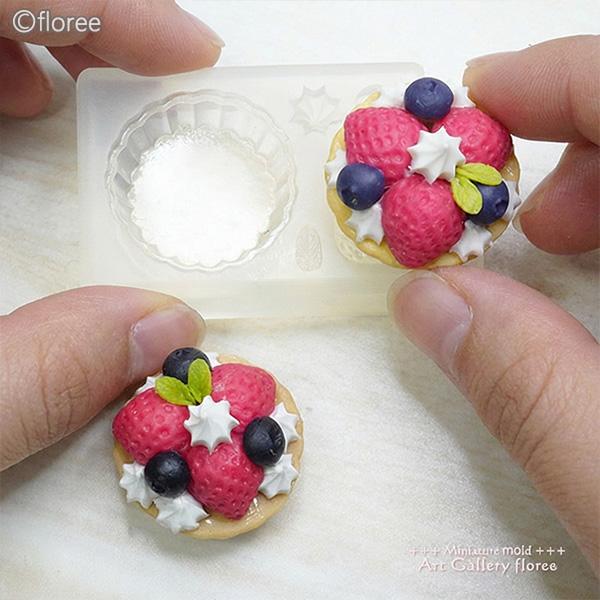 floree（フローレ） All in one 苺タルトシリコンモールド ミニチュア