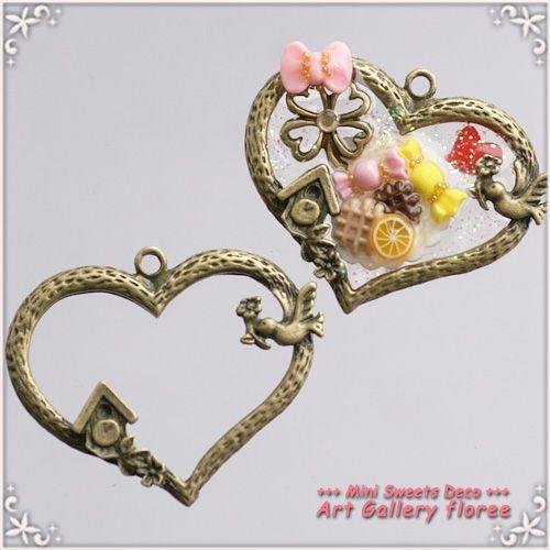 floree（フローレ） ◇デザインフレーム レジン用抜き枠ハート