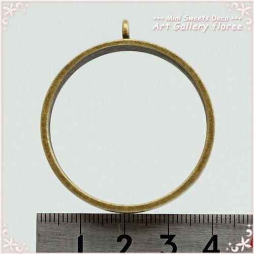 デザインフレーム レジン用抜き枠リング39ミリ金古美 Yy 4907 アートギャラリー フローレ 通販 Yahoo ショッピング