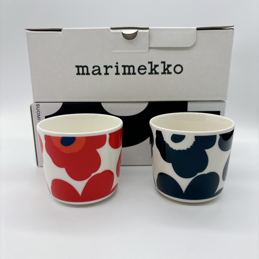 marimekko（マリメッコ） ウニッコ ラテマグ 2個セット 結婚祝い 食器