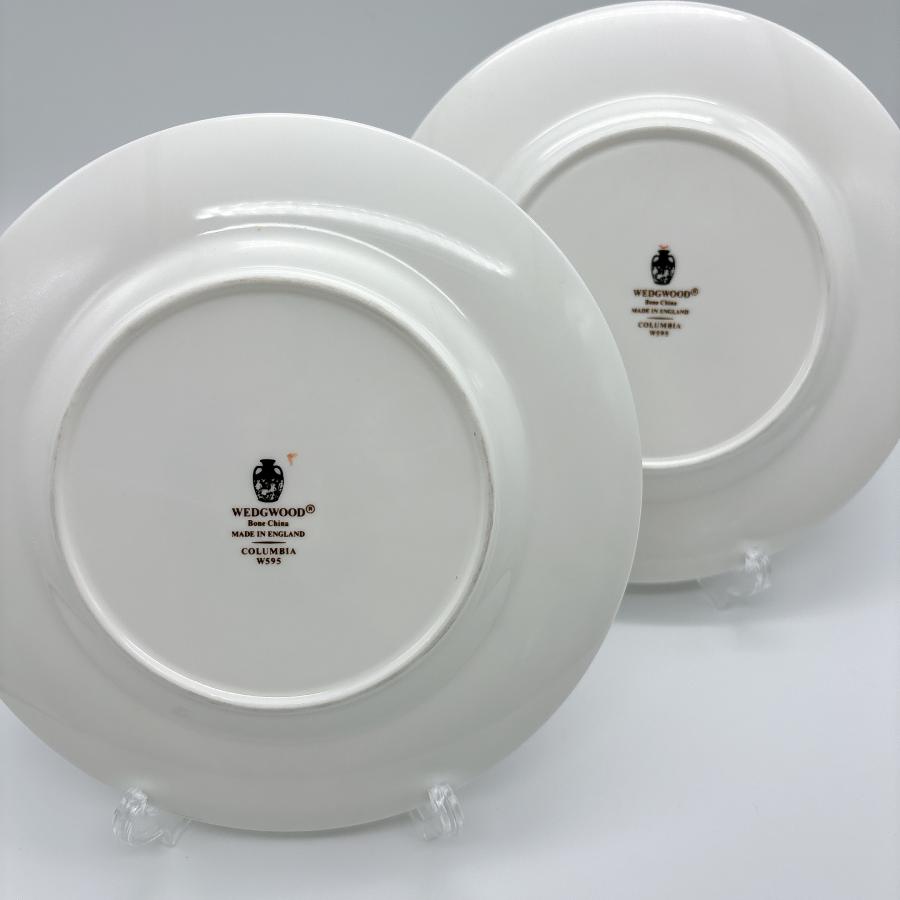 SALE】アンティーク品 ウェッジウッド コロンビアエナメル ケーキ皿2