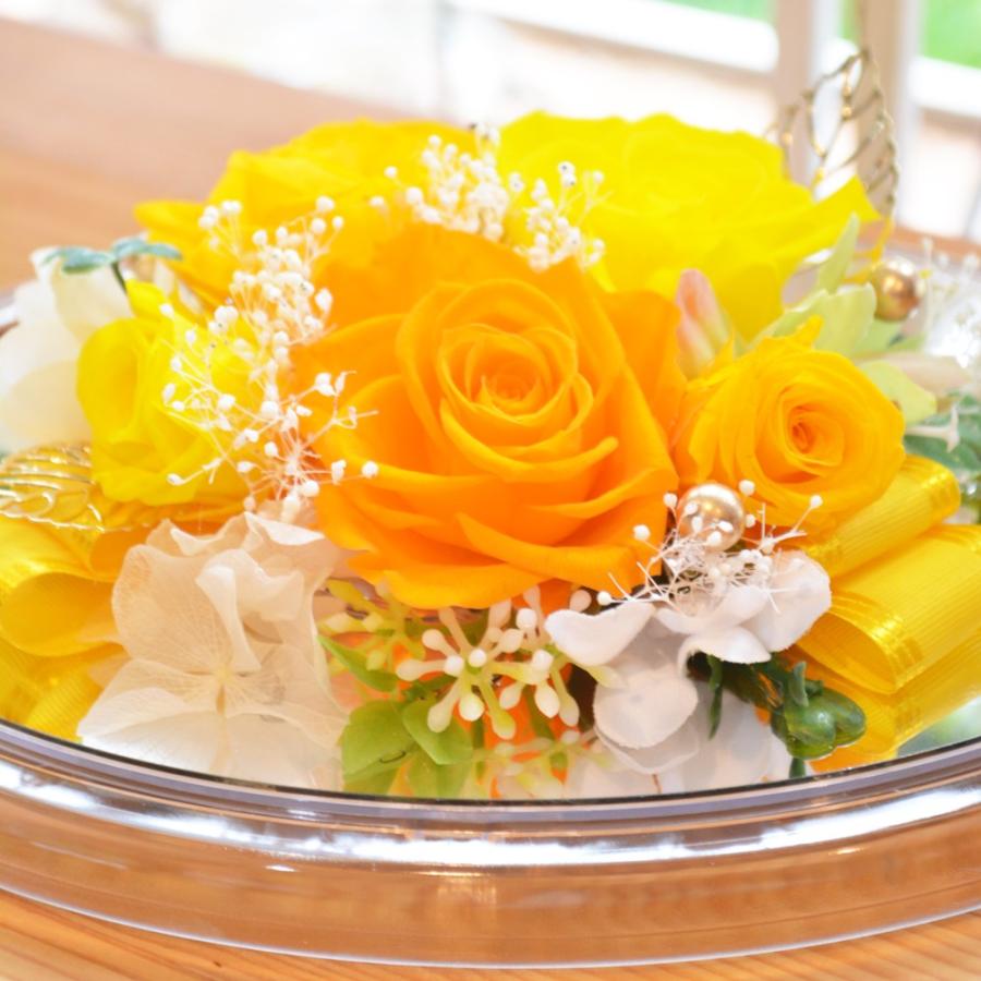 プリザーブドフラワー プレゼント 壁掛けOK 2WAY クリアドーム