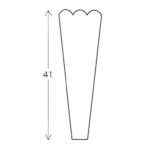 花袋6000枚入り　#40　41-24-4.5　　花材・資材・ラッピング・フラワーアレンジ・お花さん用　（flo159） / ランドセル ラッピング お店 フロロ