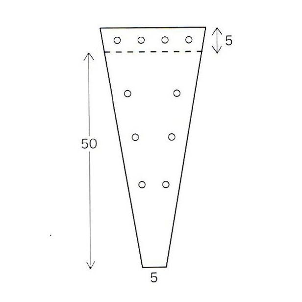 ワンタッチスリーブ　#30　H50cm×上口30×下口5ｃｍ　3000枚入り　（flo159）   ランドセル ラッピング お店 フロロ