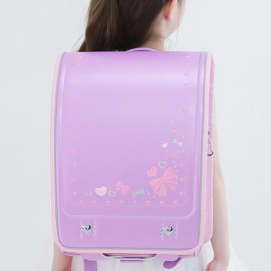 ランドセル 女の子 おしゃれ 軽い 大容量 2024 ラン活 パープル