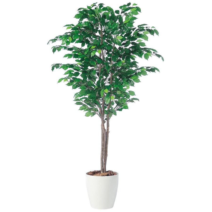 人工観葉植物 フィッカスベンジャミナトリプル 180（器:RP-300）91242｜フェイクグリーン イミテーション インテリア 開店祝 新築祝 オフィス 造花《2018ds》