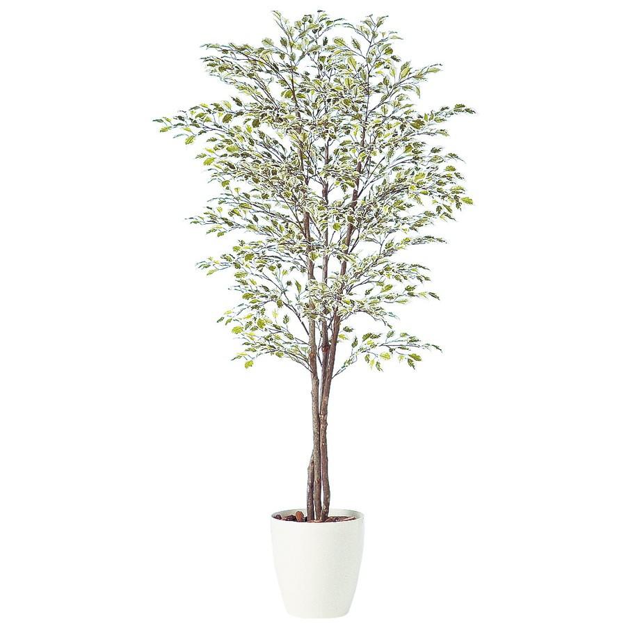 人工観葉植物 ベンジャミナスターライトトリプル 180（器:RP-300）91248｜フェイクグリーン イミテーション インテリア 開店祝 新築祝 オフィス《2018ds》