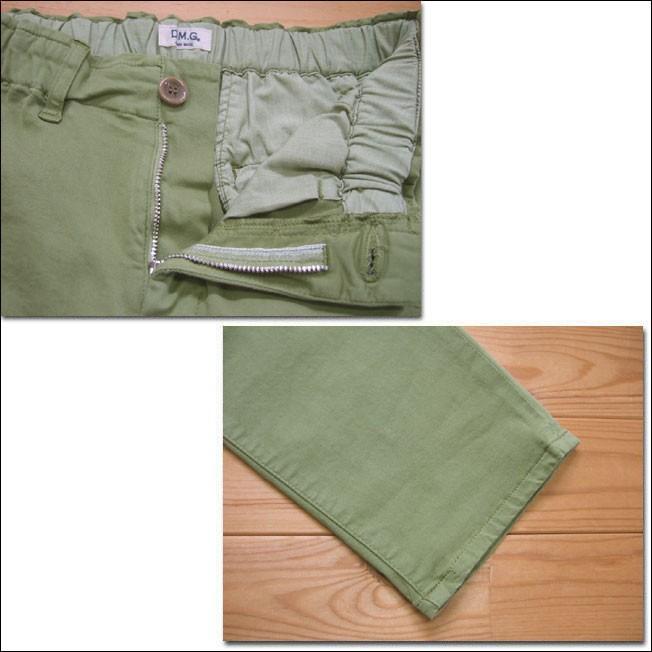 D.M.G ドミンゴ DMG 13-921T 46-1 リラクシングテーパードパンツ ティーグリーン スリムパンツ ストレッチ アンクル丈 iSKO BJORN MadeinJAPAN 日本製 | DOMINGO | 03