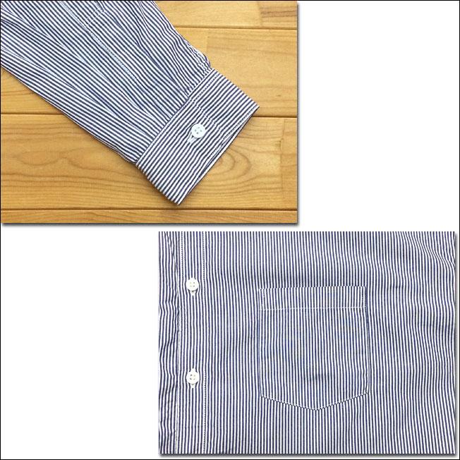 D.M.G 16-554X 29-2 ブロードストライプスタンドカラーチュニック ワンピース シャツワンピース ドミンゴ DMG MadeinJAPAN 日本製 | D.M.G. | 03