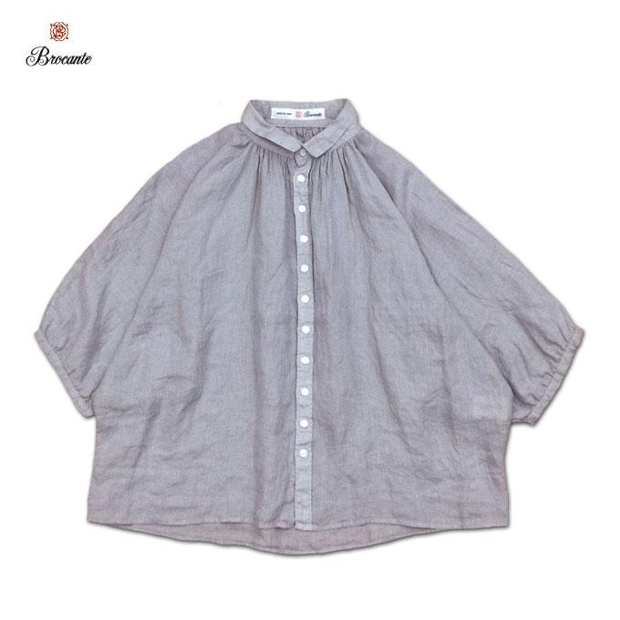 Brocante 36-260L 15-2 グランシャツ ライトグレー ブロカント 