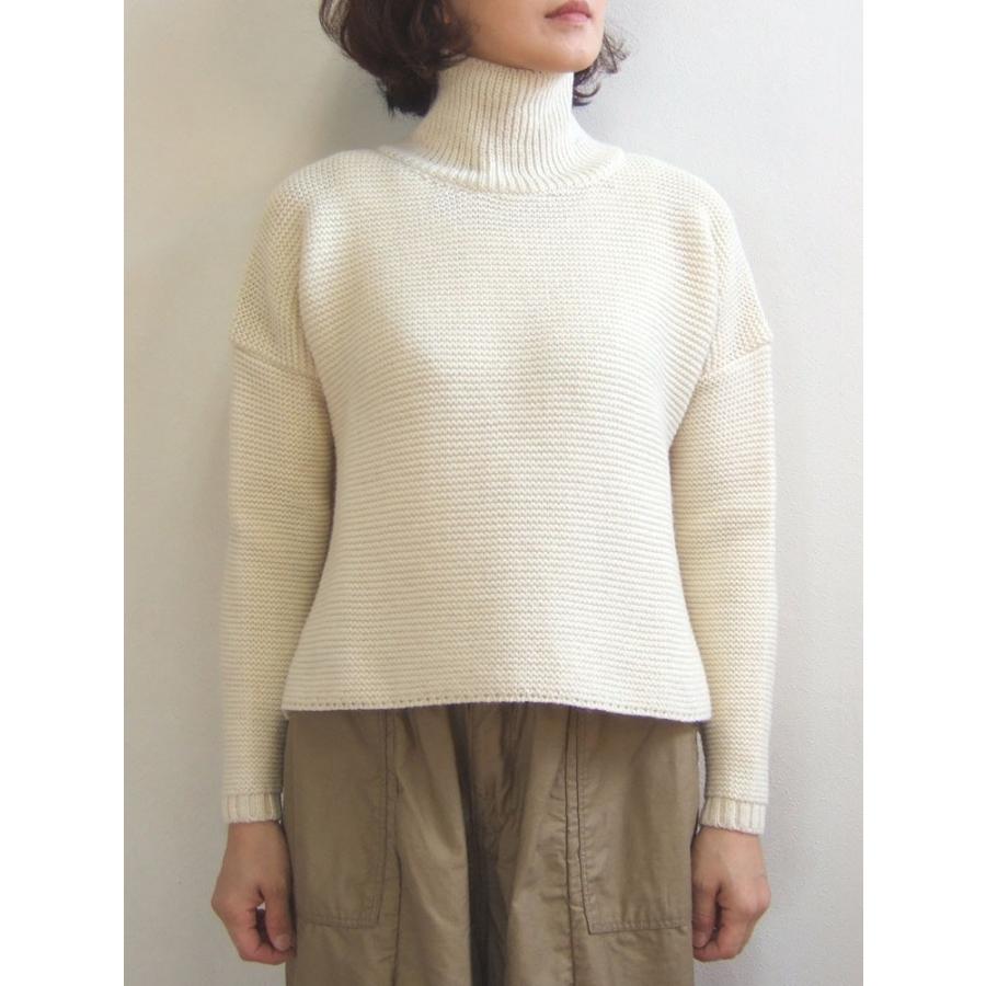 Kerry Woollen Mills ケリーウーレンミルズ Pearl Stitch Polo Neck sweater セーター イギリス製 MadeinEngland PureAran KW-0013