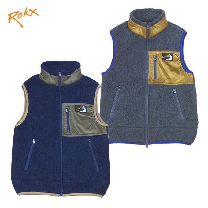 ROKX（ロックス） BERBER VEST バーバーベスト ボアフリース 