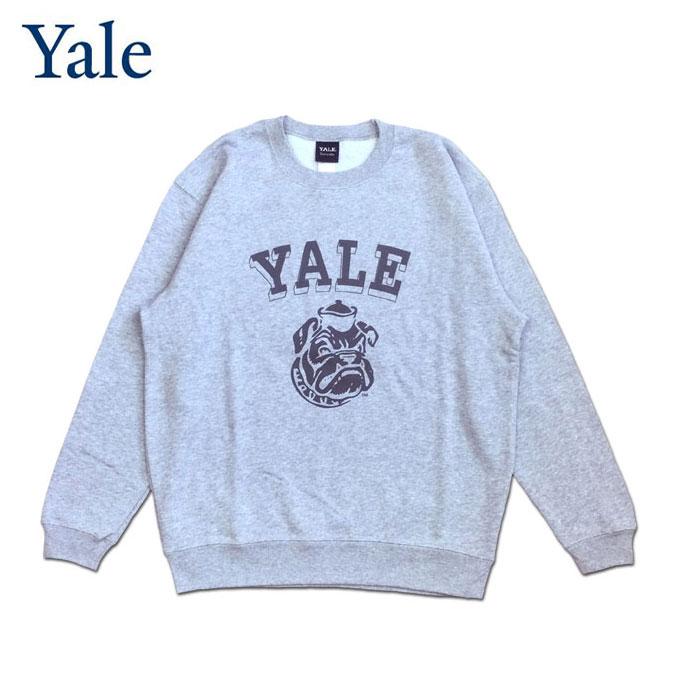 UCLA YALE University DOUBLE-SIDED PRINTING CREW SWEAT グレー 