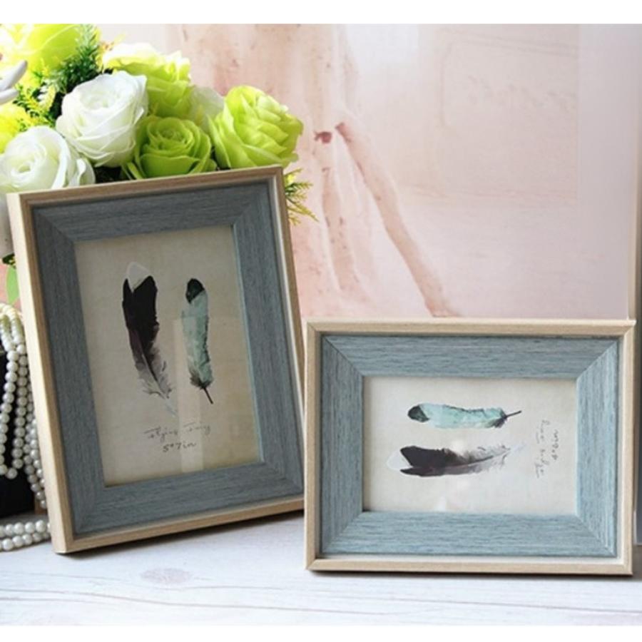 フォトフレーム 写真立て KG KG判 はがき ポストカード 壁掛け