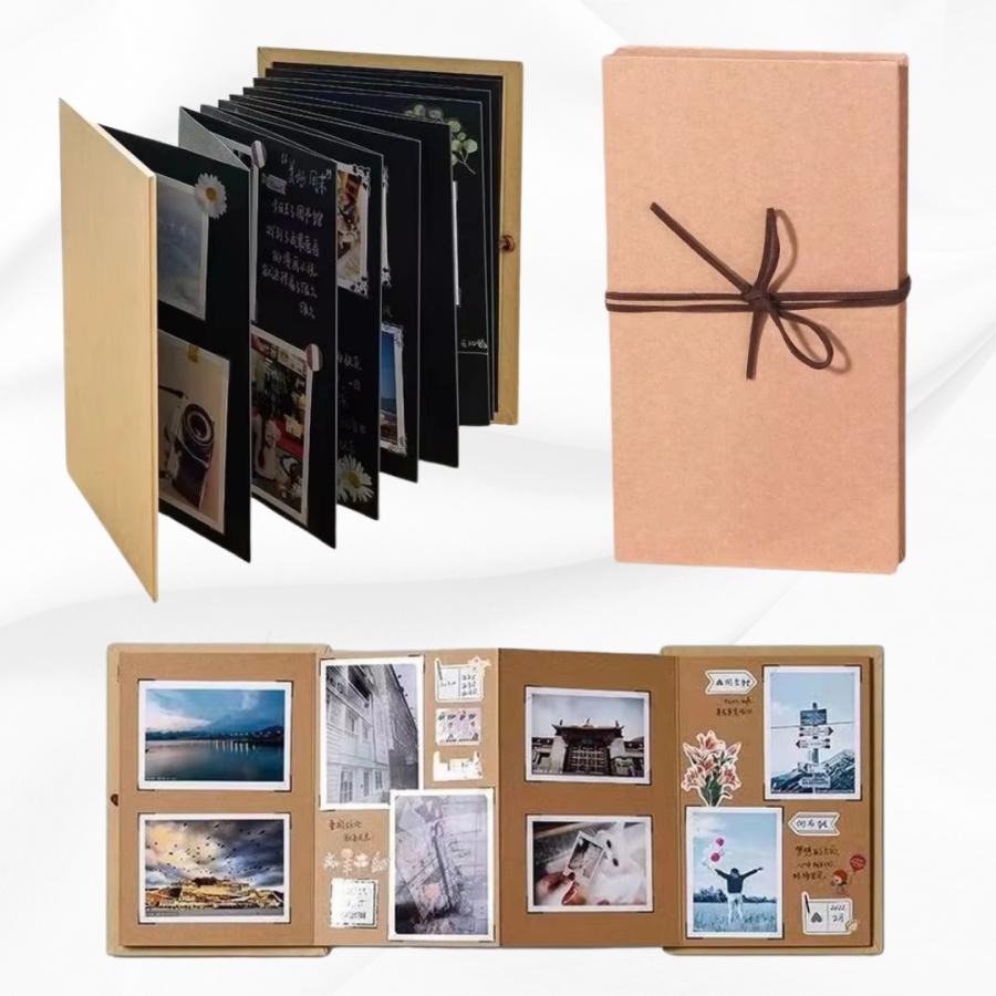 アルバム 貼るタイプ 手作り スクラップブック じゃばら