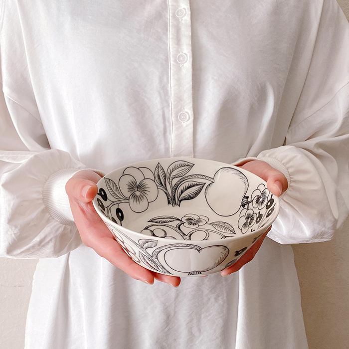 Paratiisi ARABIA/アラビア パラティッシ ボウル17cm ブラック 深皿 椀