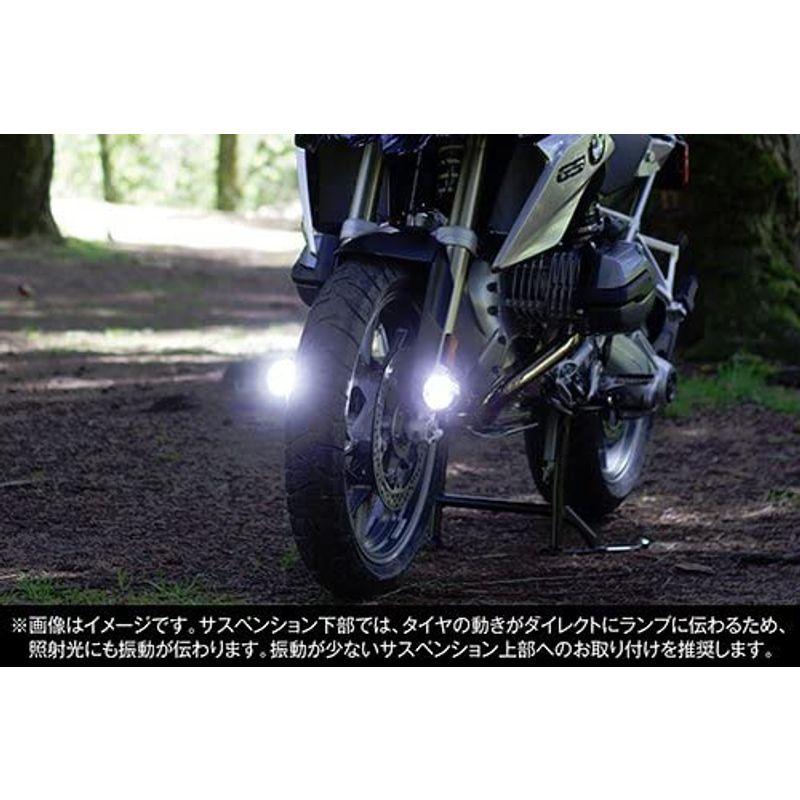 PIAA　バイク用ドライブランプ　LED　径70mm　マルチリフレクター　IPX7　LP270　車検対応　12V9W　6000K　追加ランプ