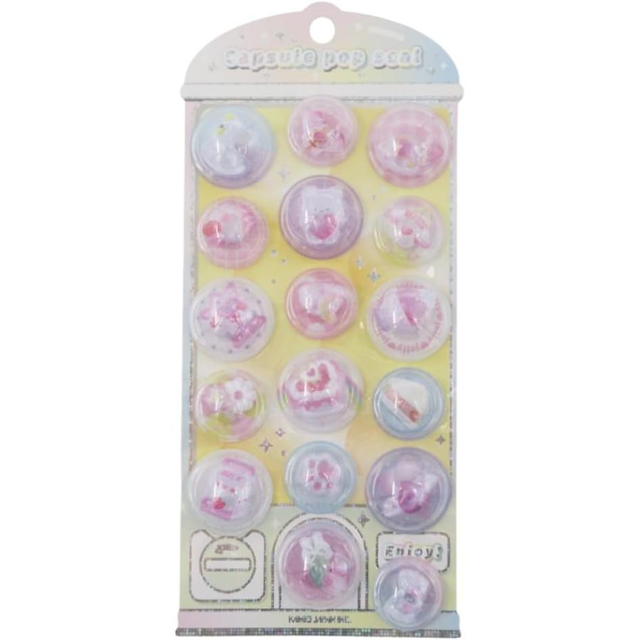 カミオジャパン ステッカー CAPSULE POP SEAL しろいろぽっぷ 230370