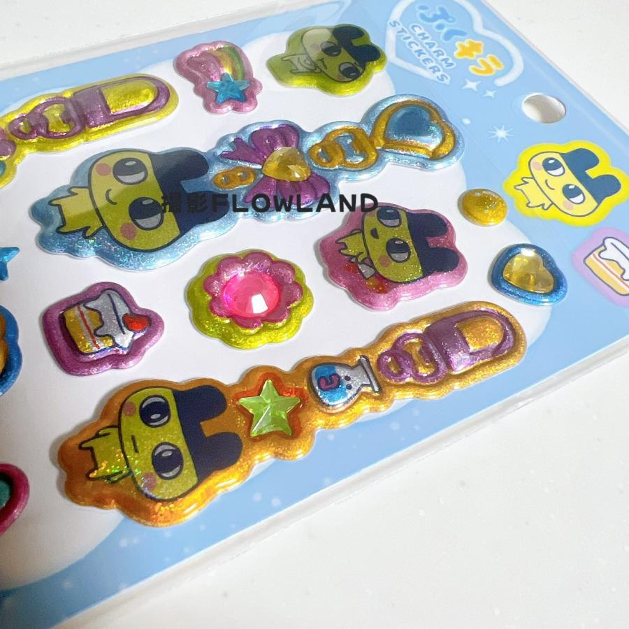 CRUX（クラックス） たまごっち ぷくキラチャームステッカー まめっち