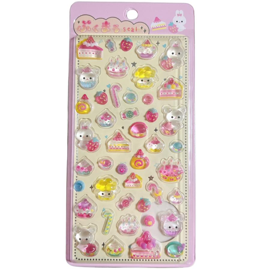 在庫処分特価・セール】ミントイン ぷくまるシール3 ストロベリー