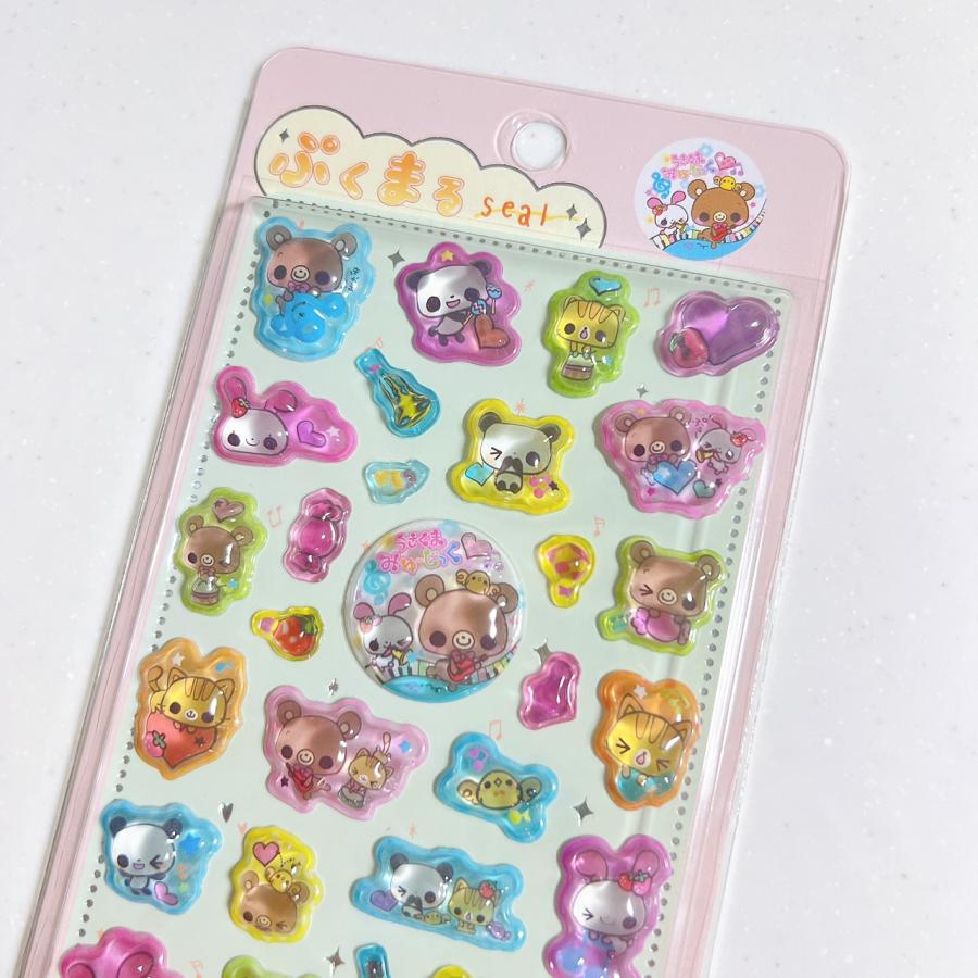 在庫処分特価・セール】ミントイン ぷくまるシール3 くまフレンズ